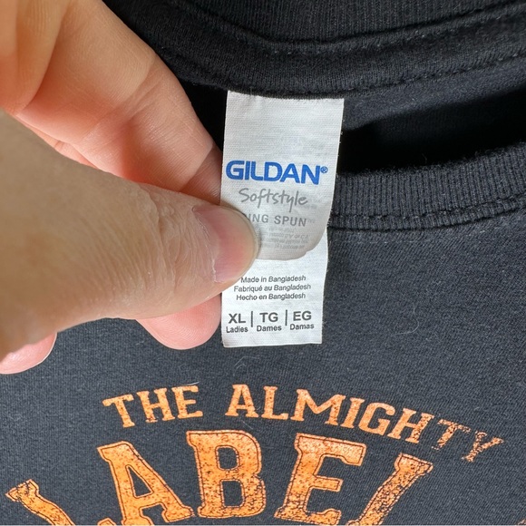 Black Label Society Women’s Black T-shirt BLS logo on back LIKE NEW Size XL - Picture 5 of 8